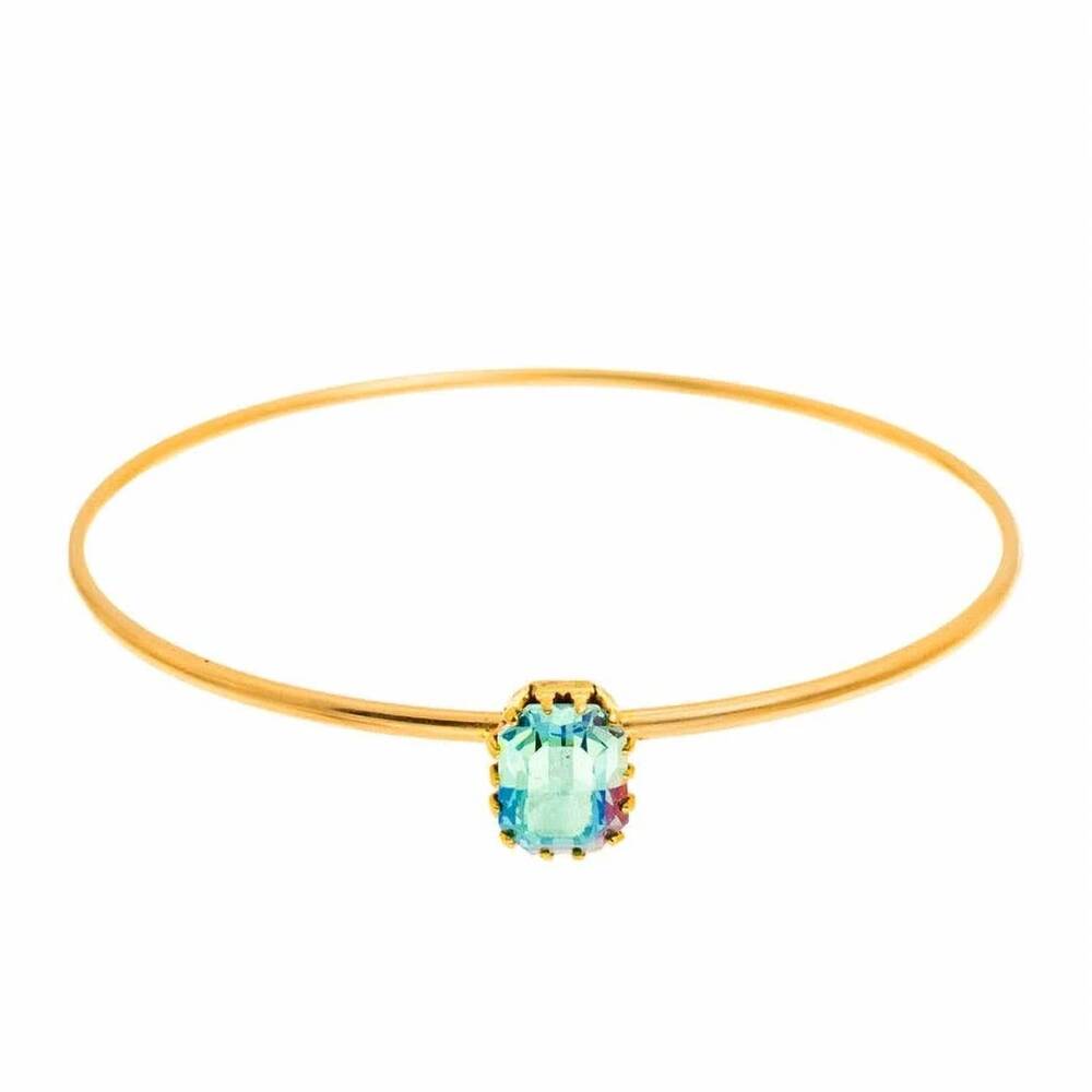 NEW TOVA women's ada bangle in aqua verde